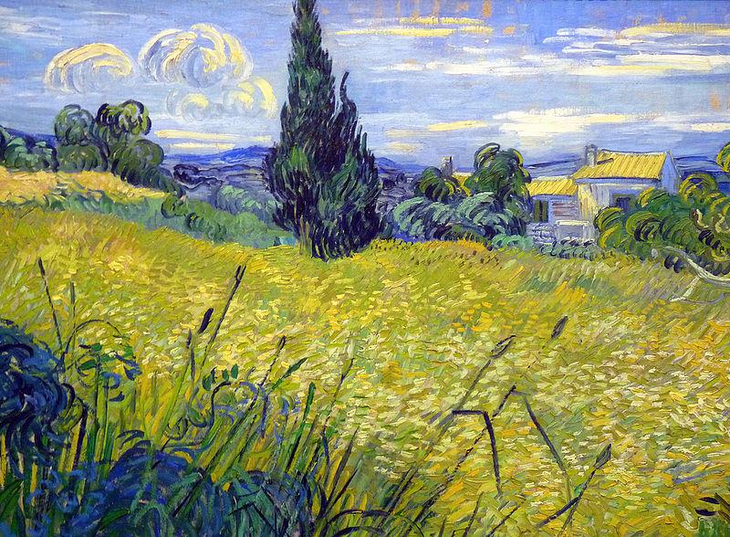 Vincent Van Gogh Landscape with Green Corn China oil painting art